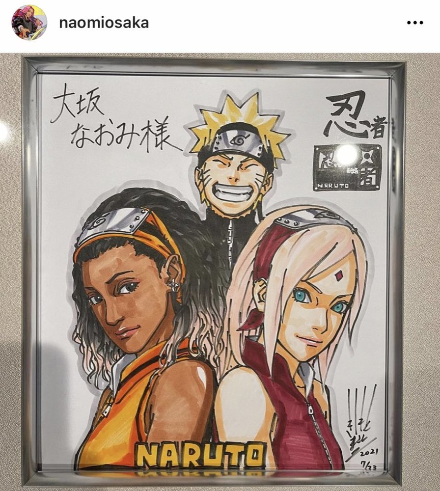 大坂なおみ Naruto 作者 岸本斉史から贈られたコラボイラスト公開 忍者ナオミ 姿に海外ファン熱狂 まんがとあにめ